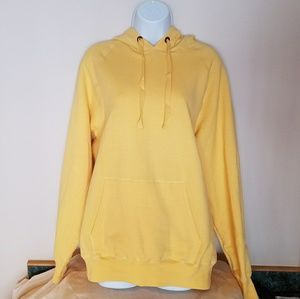 Yellow hanes hoodie